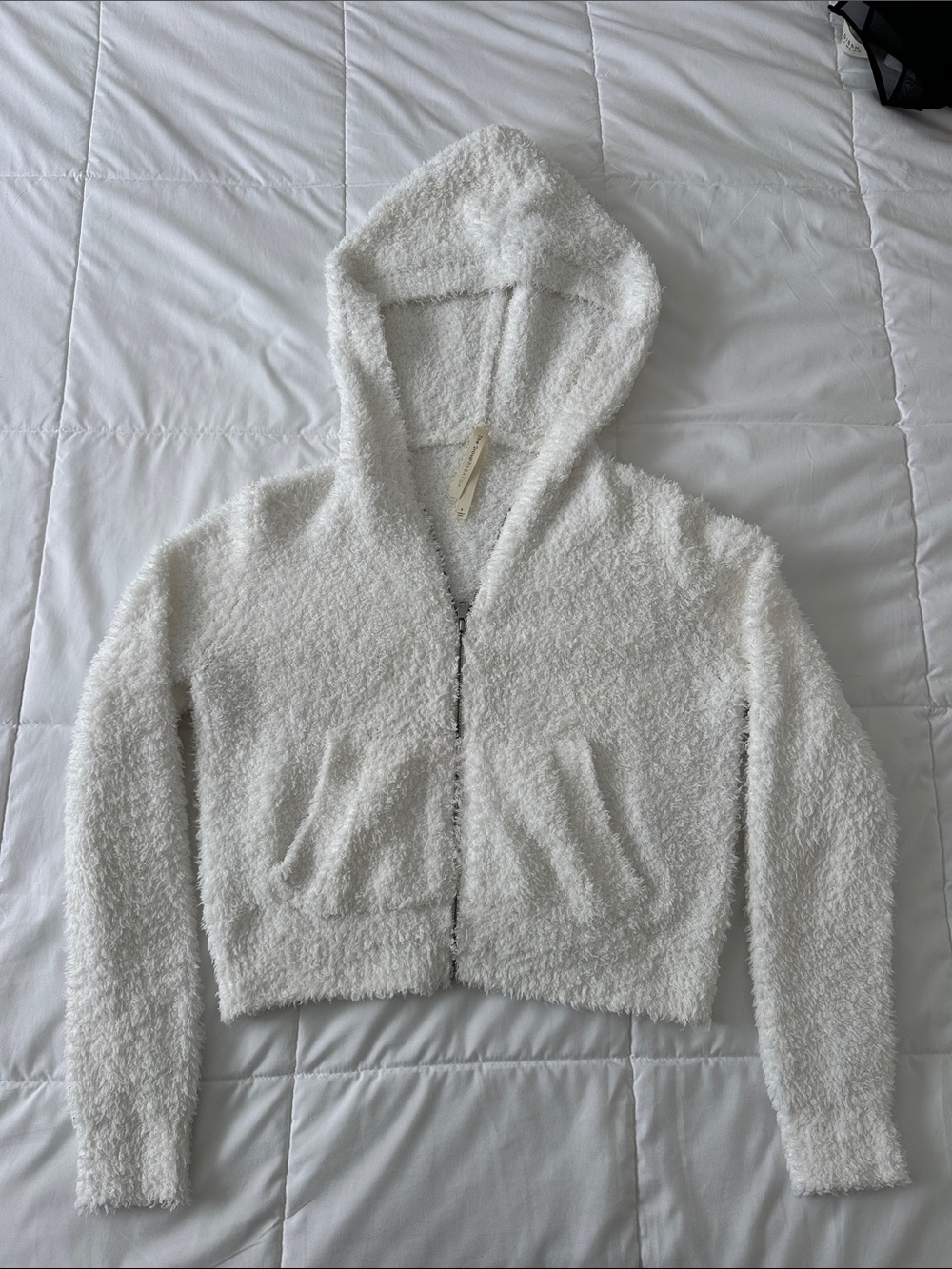 Aritzia Babaton white zip up jacket
